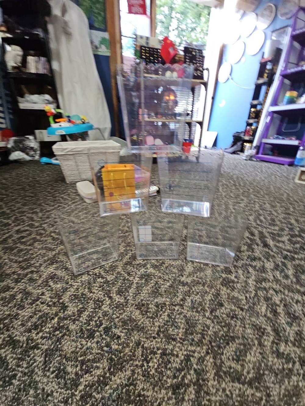 6 Clear Notebook Box Organizer - Picture 2 of 4